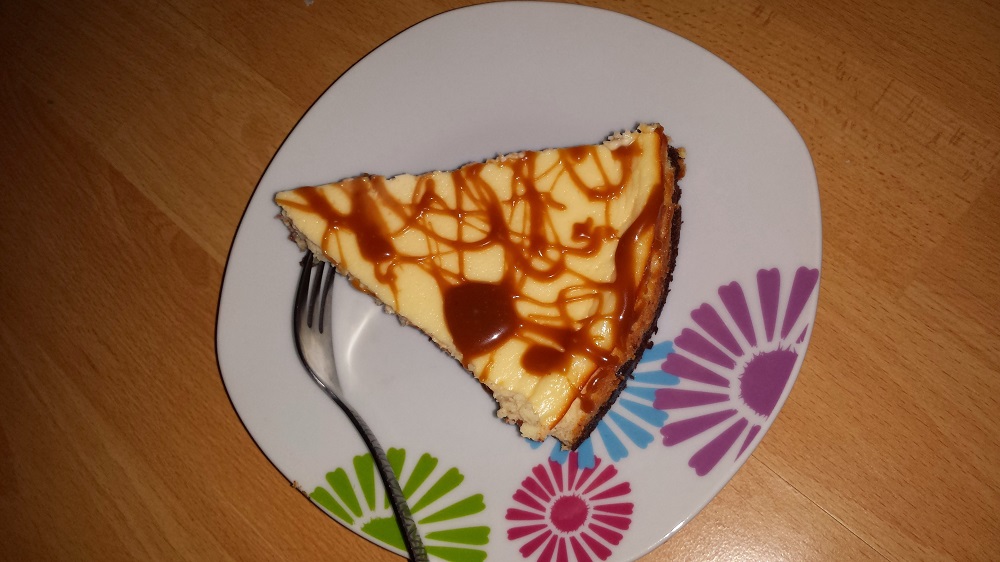 Tuxedo cheesecake caramel