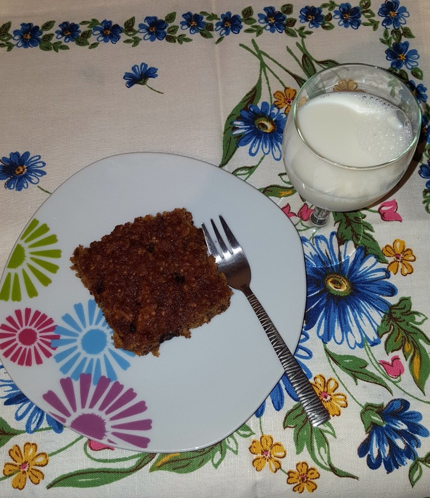 vegan banana blueberry oatmeal squares