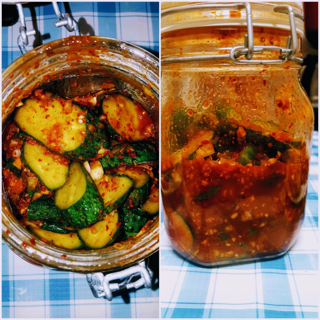 vegan kimchi pickles