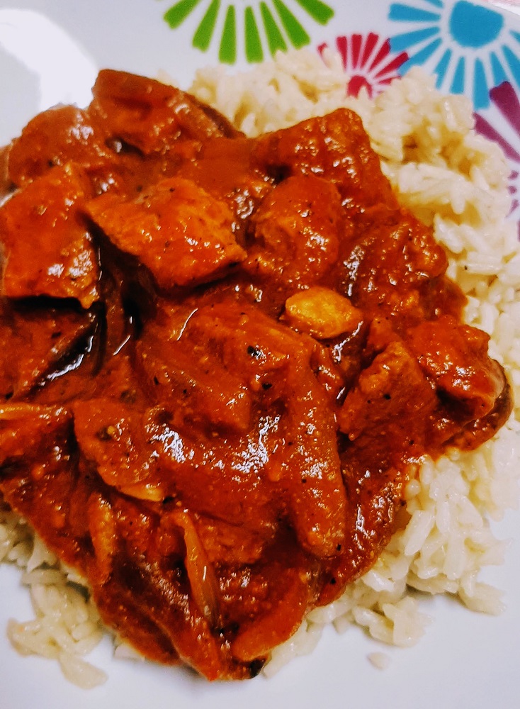 Traditional Style Vegan Vindaloo Soya