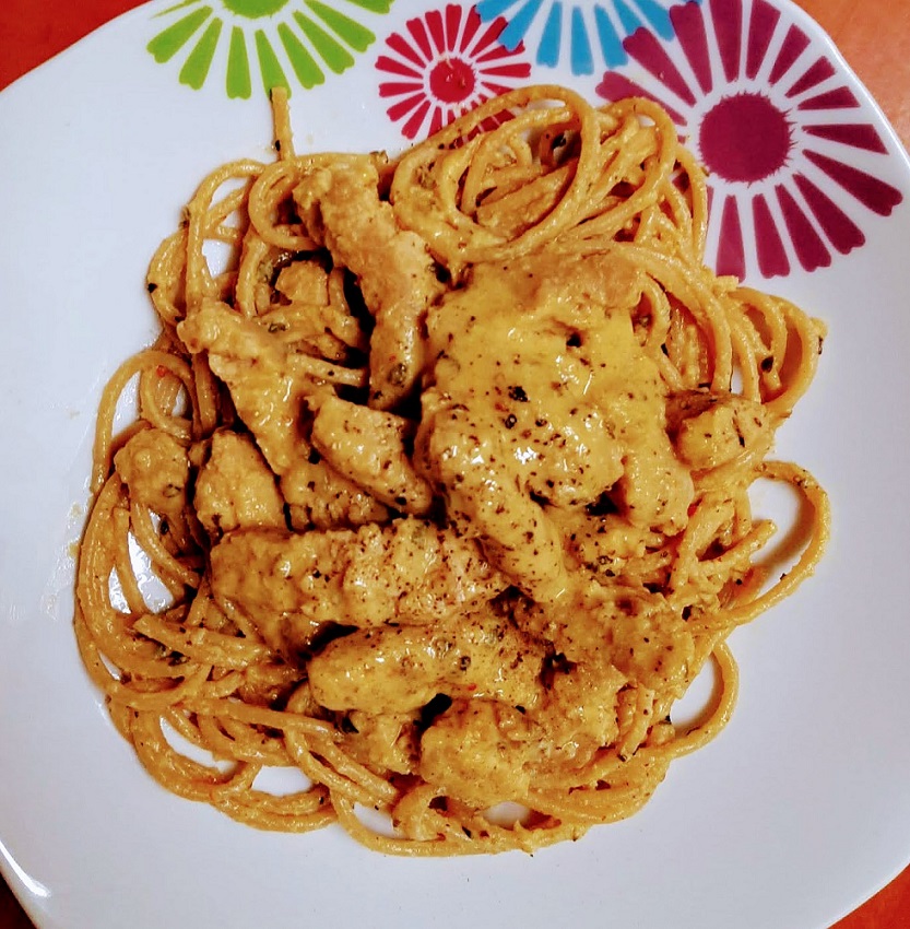 Easy Creamy Vegan Chicken&nbsp;Alfredo