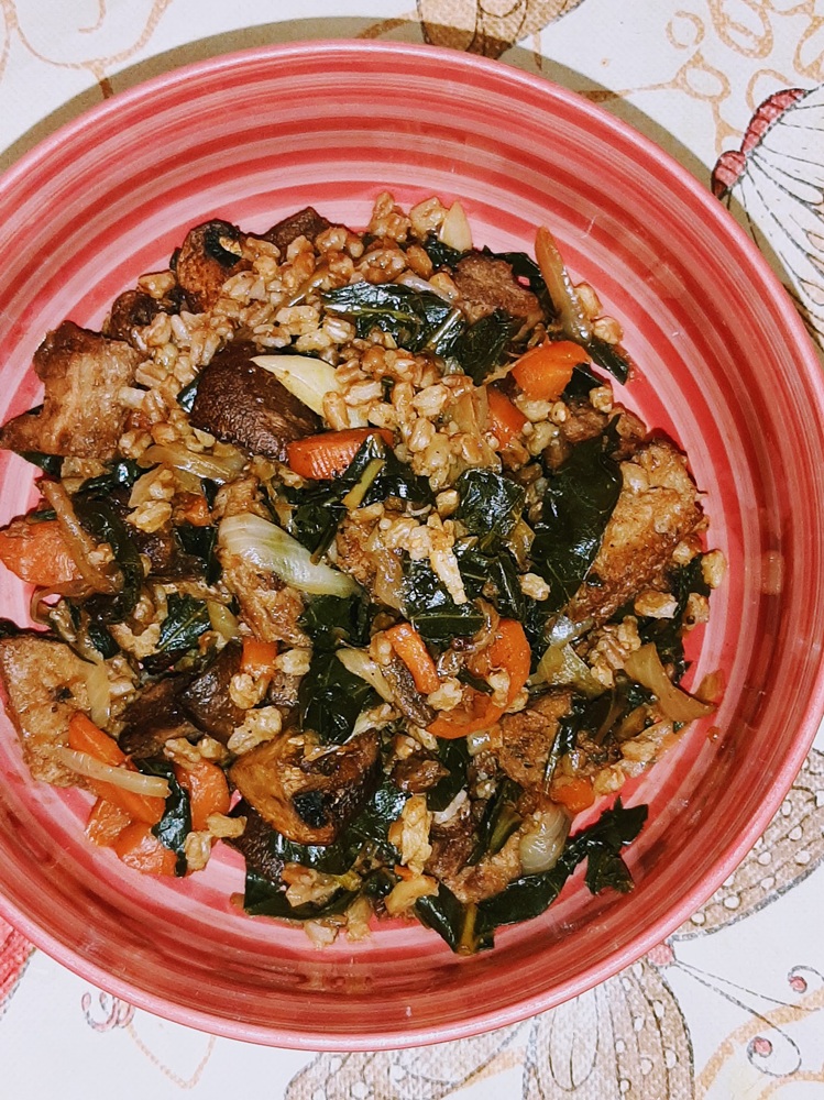 Warm Vegan Salad Recipes – Mushroom & Barley&nbsp;Salad