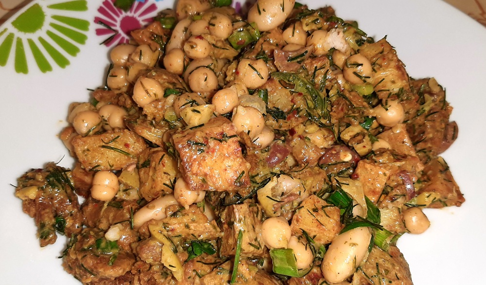 Herb-y Vegan Bean & Potato&nbsp;Salad