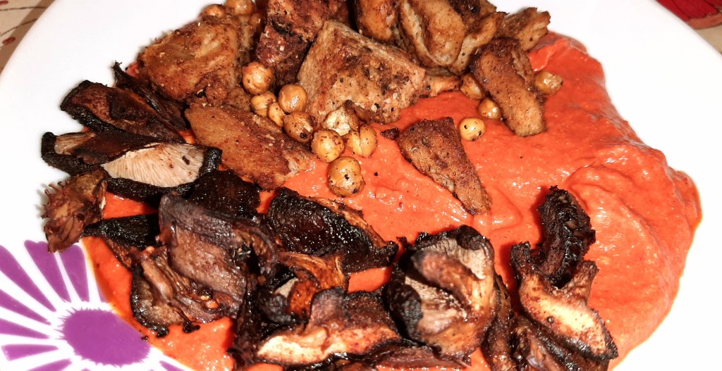 Vegan Roasted Red Pepper&nbsp;Bowl