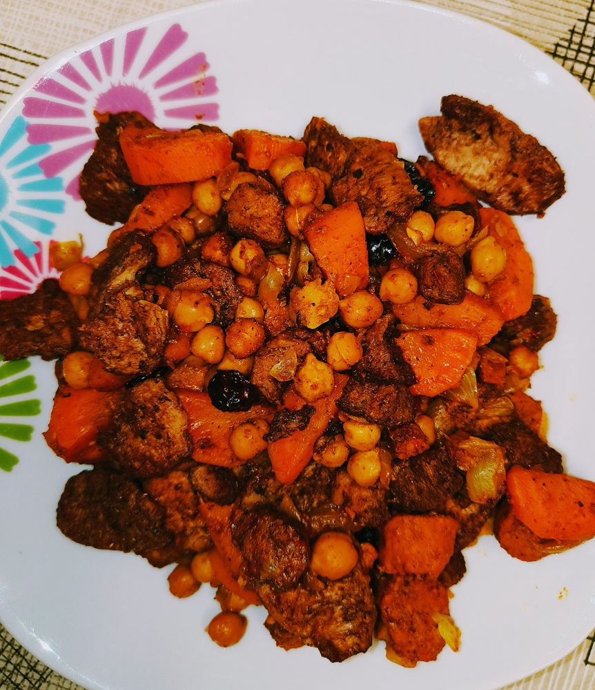 Moroccan Chickpeas & Carrots