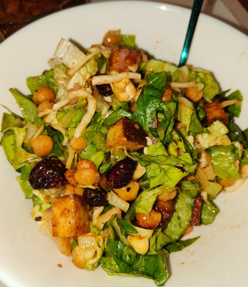Smoked Tofu & Cranberry Salad